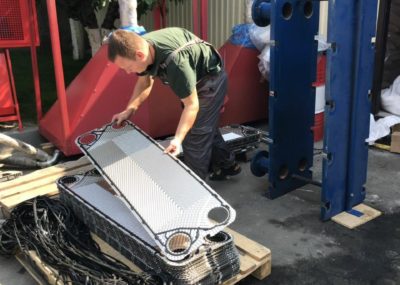 замена пластин теплообменника