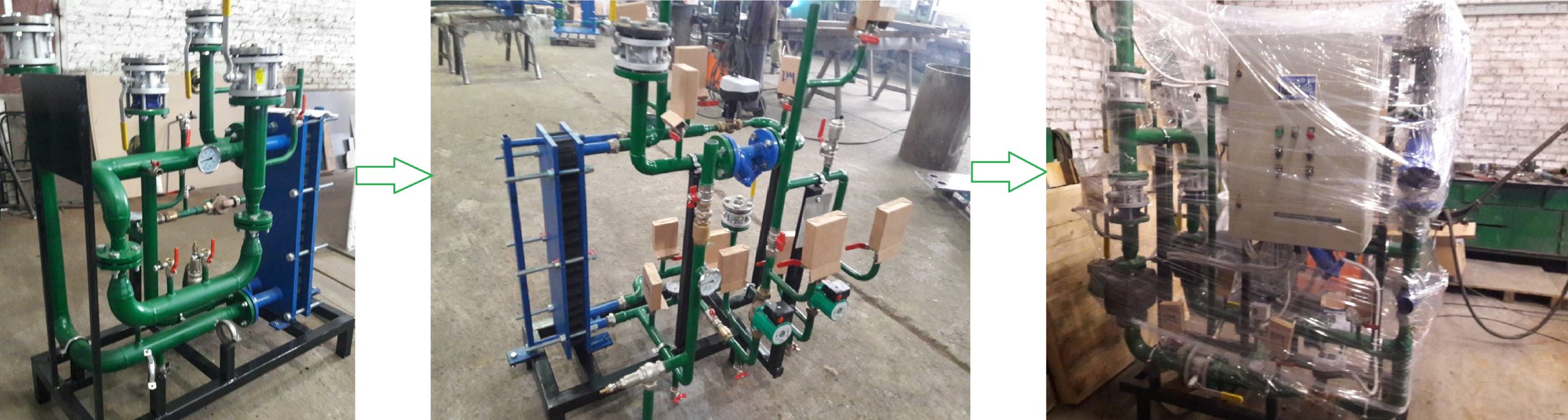 модульный блок ГВС, ИТП