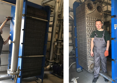 обслуживание теплообменников