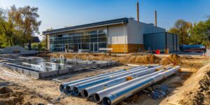 установка теплообмінника для басейну